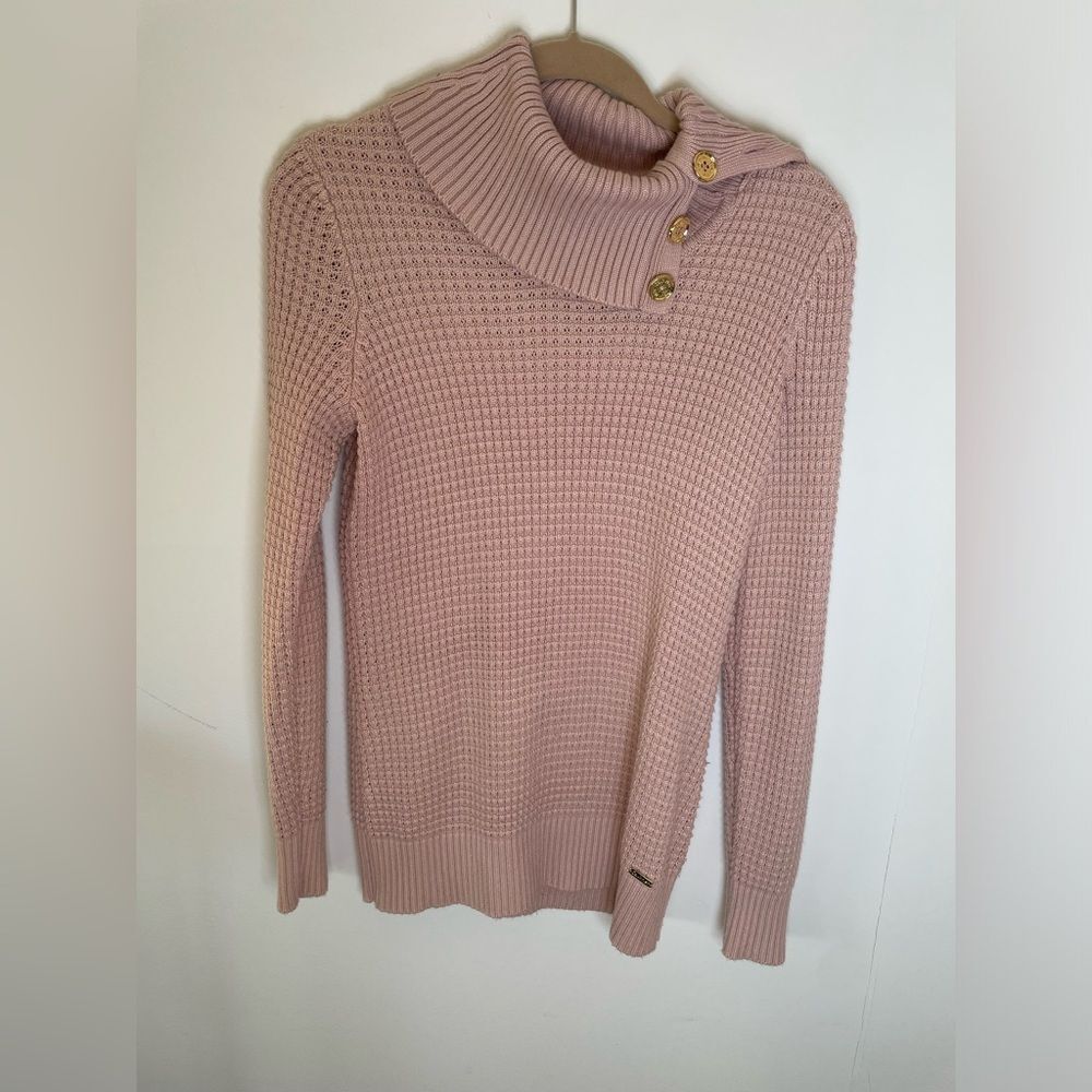 Calvin Klein Pink Cowl Neck Sweater size small